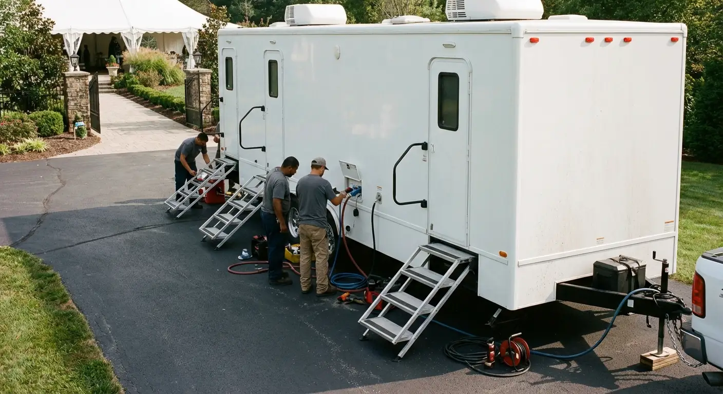 Luxury Restroom Trailer in Cincinnati, OH