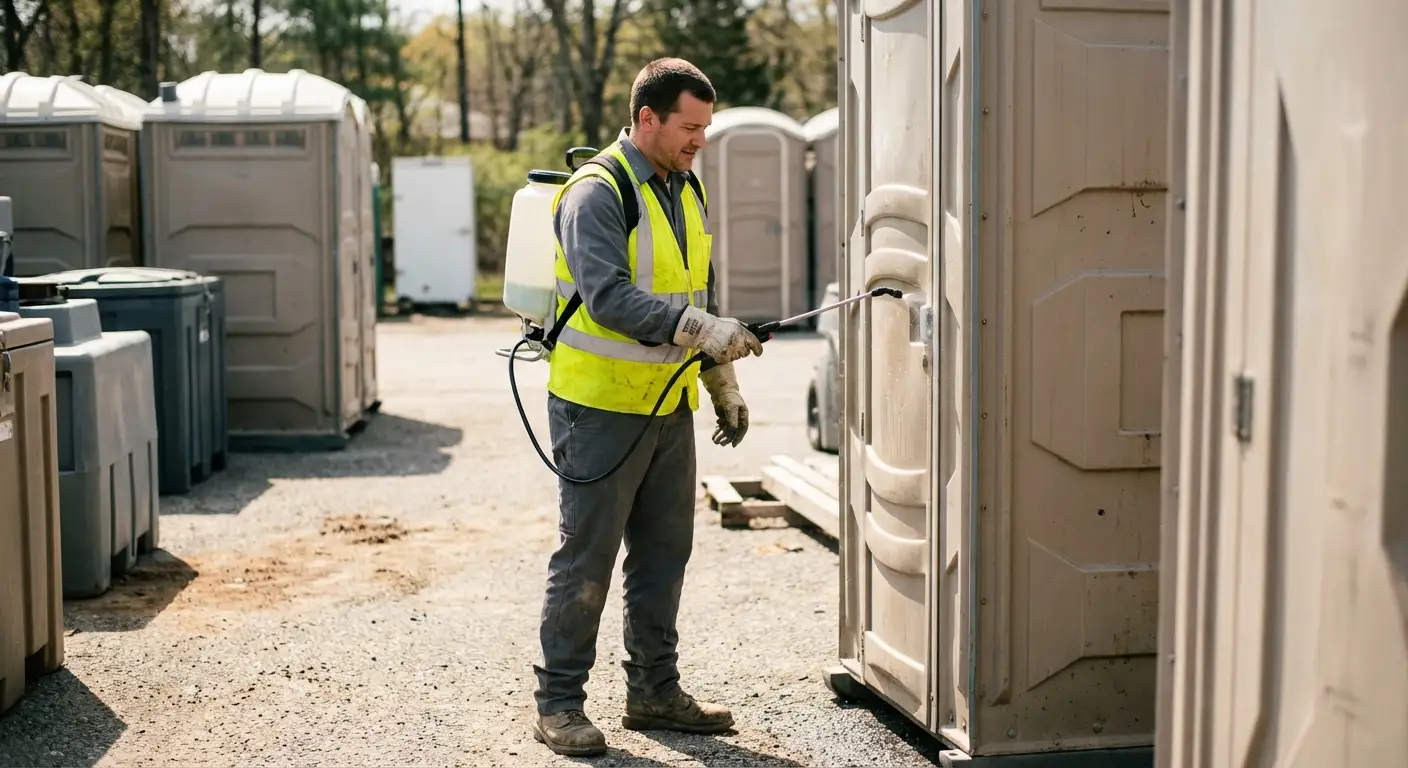 Sanitation safety protocols and portable restroom rental in Cincinnati, OH