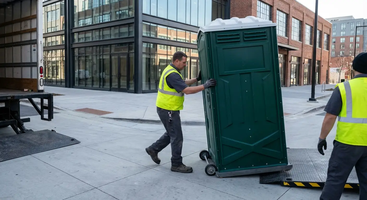Portable restroom services in Cincinnati Arts District